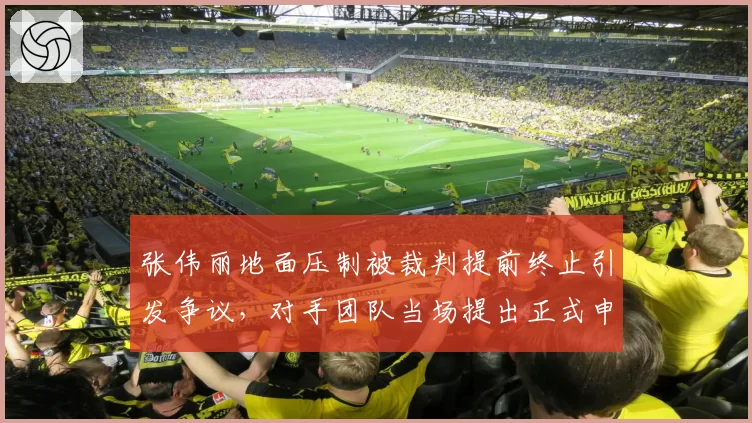 张伟丽地面压制被裁判提前终止引发争议，对手团队当场提出正式申诉